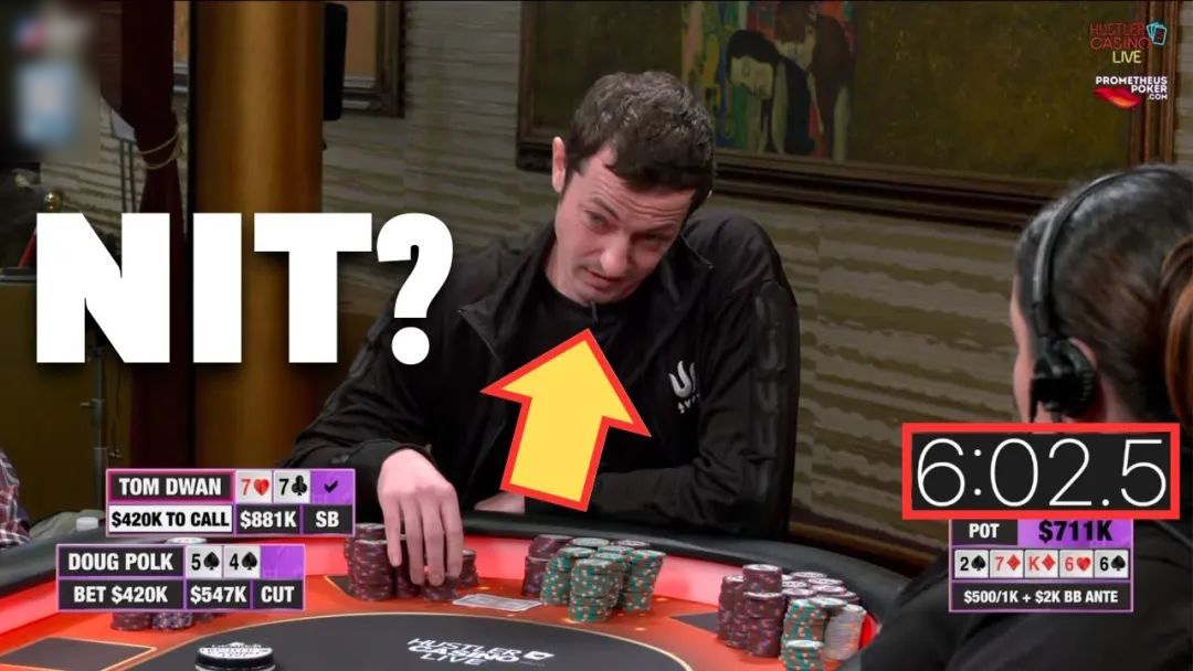Tom Dwan 這手牌是故意slow-roll慢攤牌Doug Polk嗎?