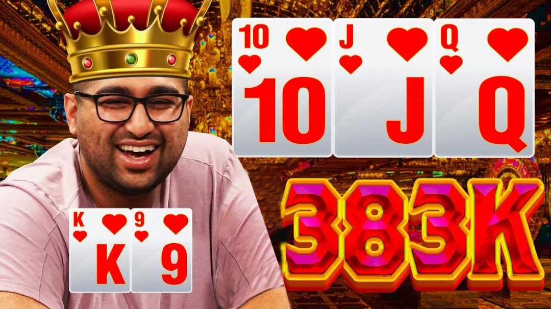 Nik Airball Poker 在HCL節目翻牌擊中同花順!看他如何設套誘捕對手