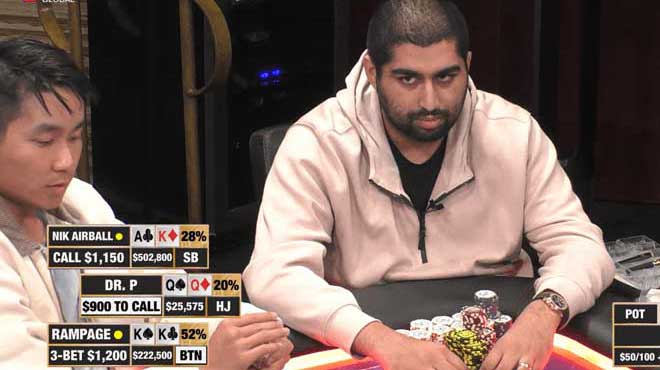 Rampage在對陣Nik Airball 贏得 47.5萬的巨大彩池