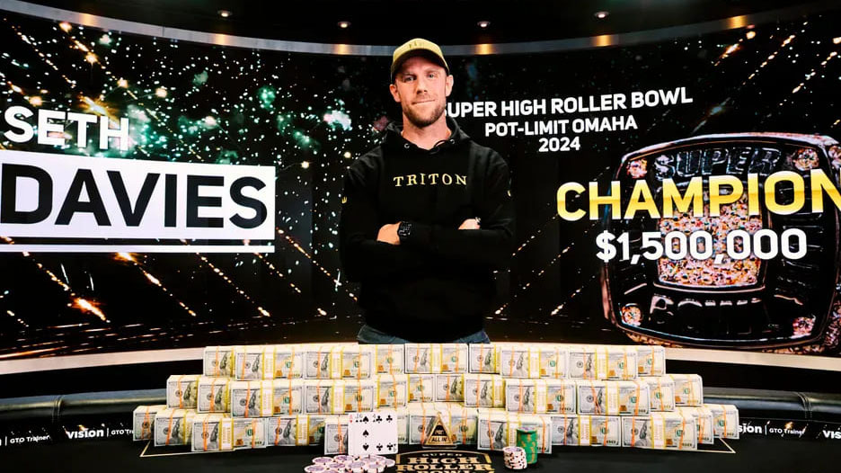 2024年超級豪客碗賽事 由Seth Davies奪冠並斬獲150萬美金