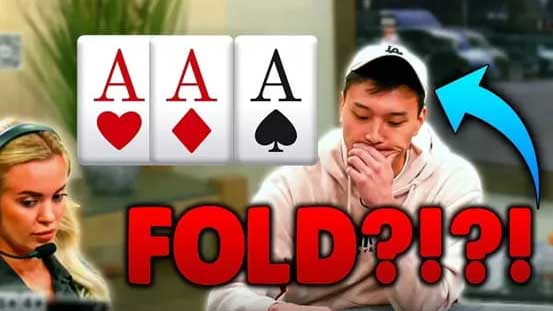 Lodge Card Club 這手牌AA中暗三還能棄牌? 震驚整個撲克界！