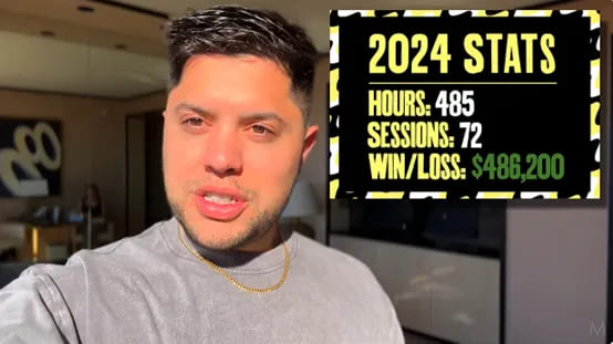 全職撲克牌手年收入公開(kāi) 網(wǎng)紅Mariano公佈2024年收入