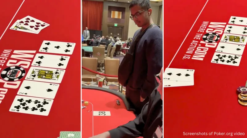 德州撲克誤判 撲克選手因裁判誤判遭淘汰出比賽