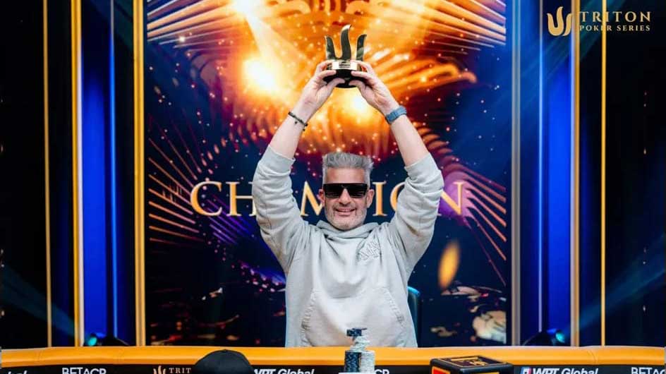 Nacho Barbero撲克牌手 Triton黑山拿下生涯第三個Triton冠軍