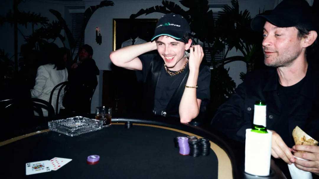 好萊塢名人撲克 甜茶"提摩西·夏勒梅"也是撲克愛好者