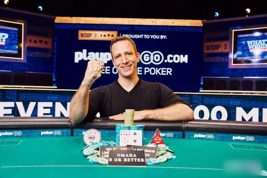 Benny Glaser 2025WSOP 撲克賽徹夜未眠連奪兩條金手鍊!