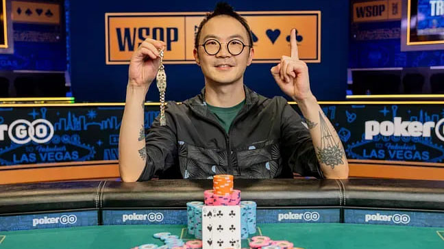 Wang Yilong 勇奪WSOP 2025第68號賽事金手鏈